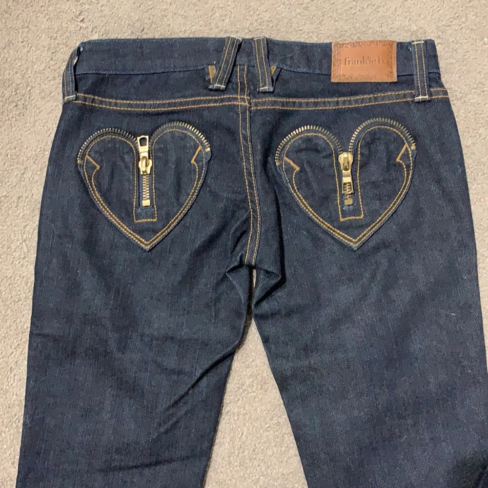 Frankie B Jeans RARE Limited Edition HEART POCKETS